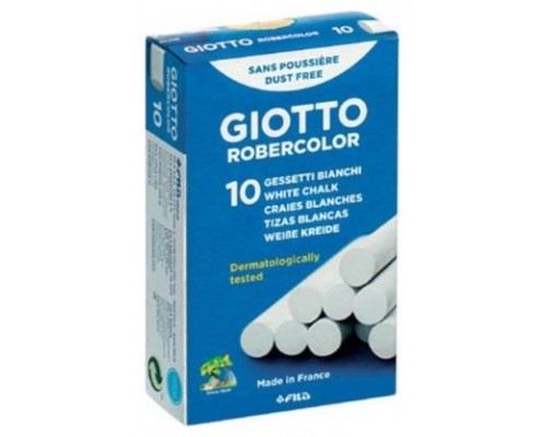 CAJA 10 TIZAS BLANCAS GIOTTO F538700 (Espera 4 dias)